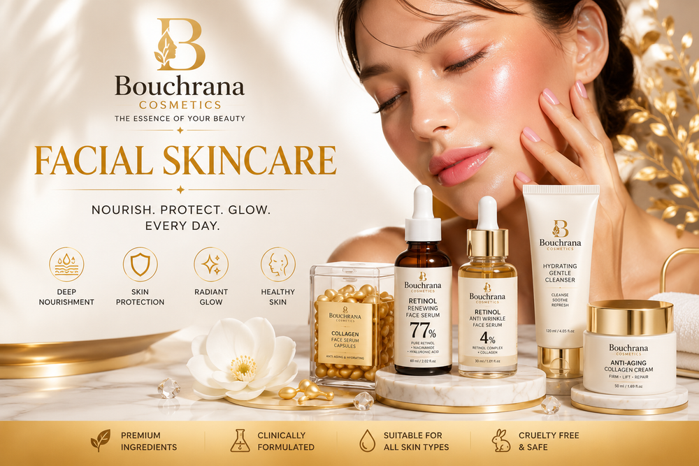 Premium Facial Skincare Collection by Bouchrana Cosmetics