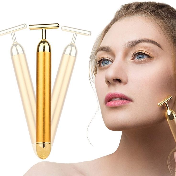 24K Radiance T-Bar Facial Massager