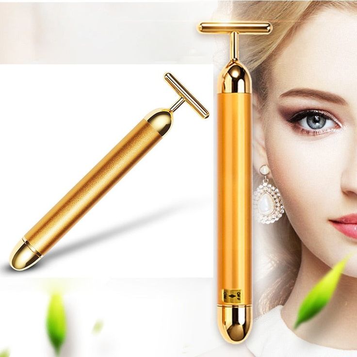 24K Radiance T-Bar Facial Massager