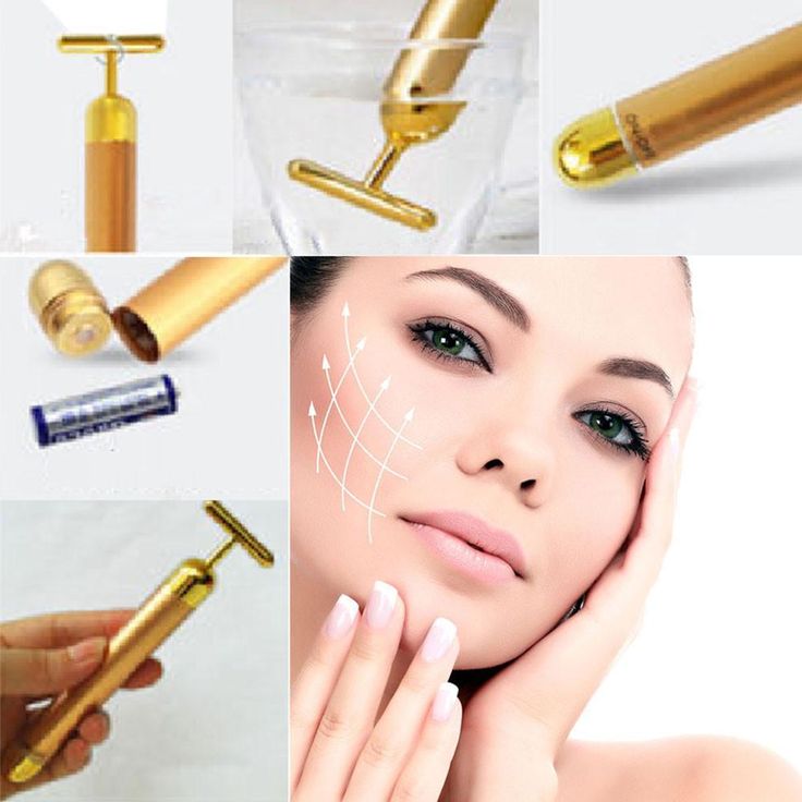 24K Radiance T-Bar Facial Massager