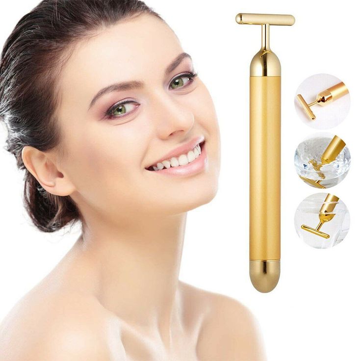 24K Radiance T-Bar Facial Massager
