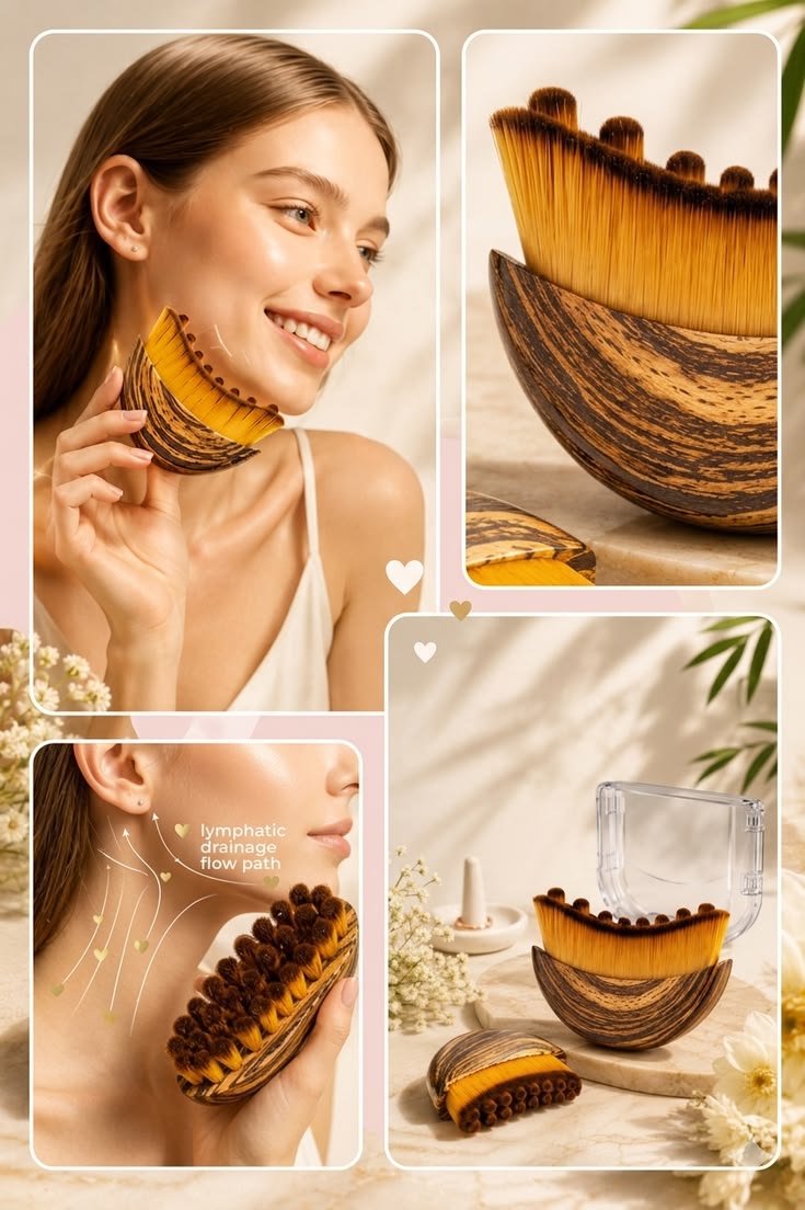 Lymphatic Face Sculpting Massage Brush
