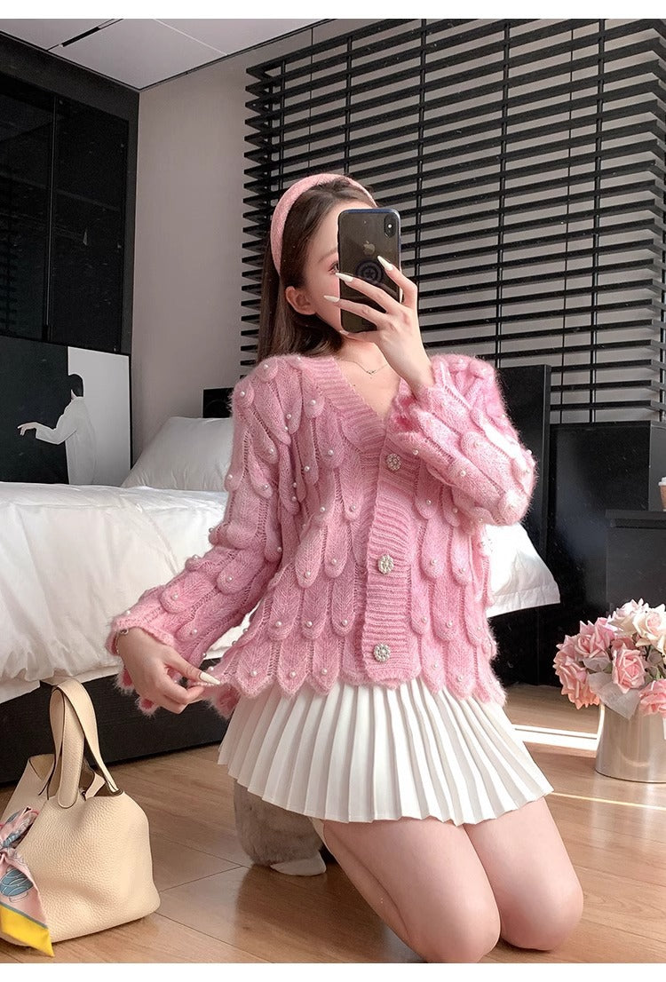 Classic All-match Organ Pleated Skirt Women's Autumn and Winter New Small Fragrant Style Solid Color High Waist Sexy A- line Pleated Skirt
