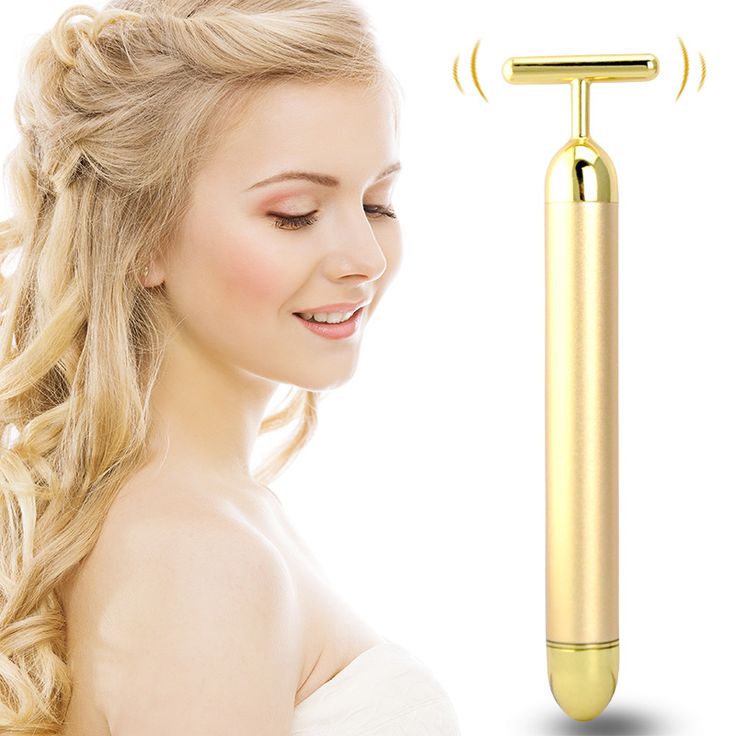24K Radiance T-Bar Facial Massager