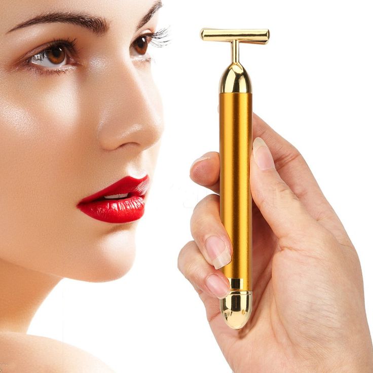 24K Radiance T-Bar Facial Massager