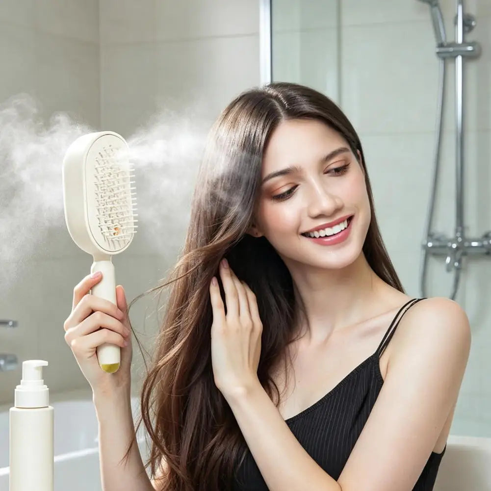 Anti-Frizz Electric Steam Hair Brush