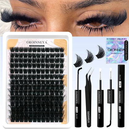 DIY Lash Cluster Extension Kit Waterproof Bond  Seal