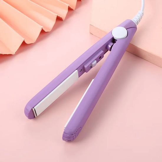 Mini Travel Hair Straightener , Ceramic Flat Iron