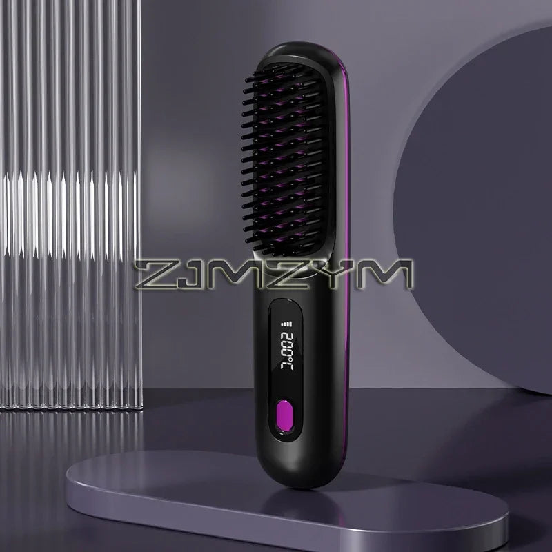 Portable Ionic Hair Straightening Brush