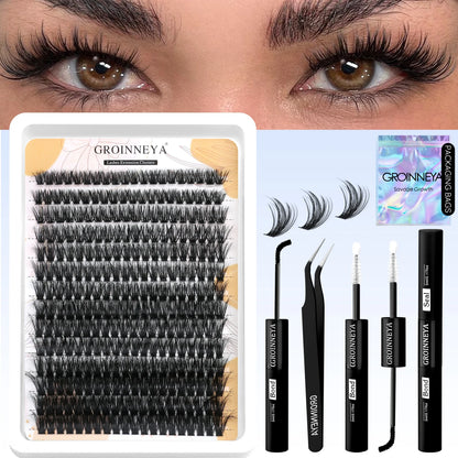 DIY Lash Cluster Extension Kit Waterproof Bond  Seal
