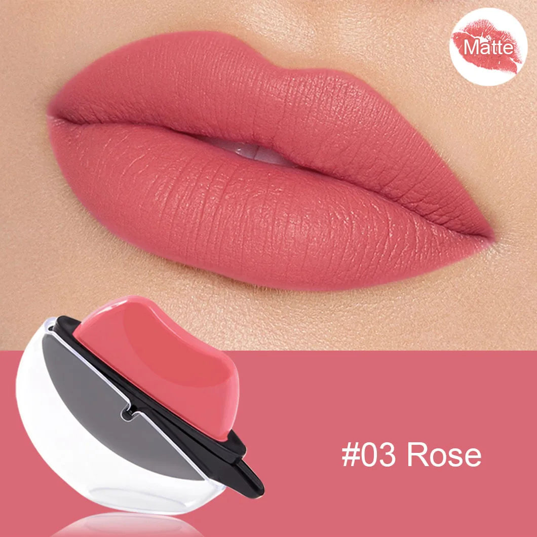 Velvet Matte Lipstick  Long-Lasting Waterproof Lip Color