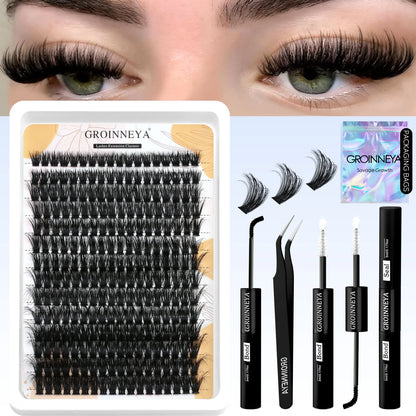 DIY Lash Cluster Extension Kit Waterproof Bond  Seal