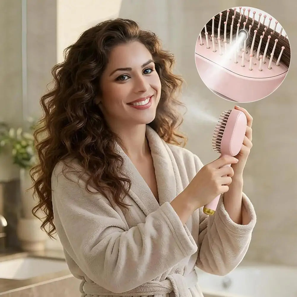 Anti-Frizz Electric Steam Hair Brush