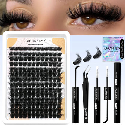 DIY Lash Cluster Extension Kit Waterproof Bond  Seal