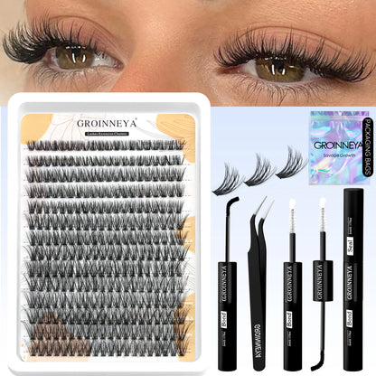 DIY Lash Cluster Extension Kit Waterproof Bond  Seal