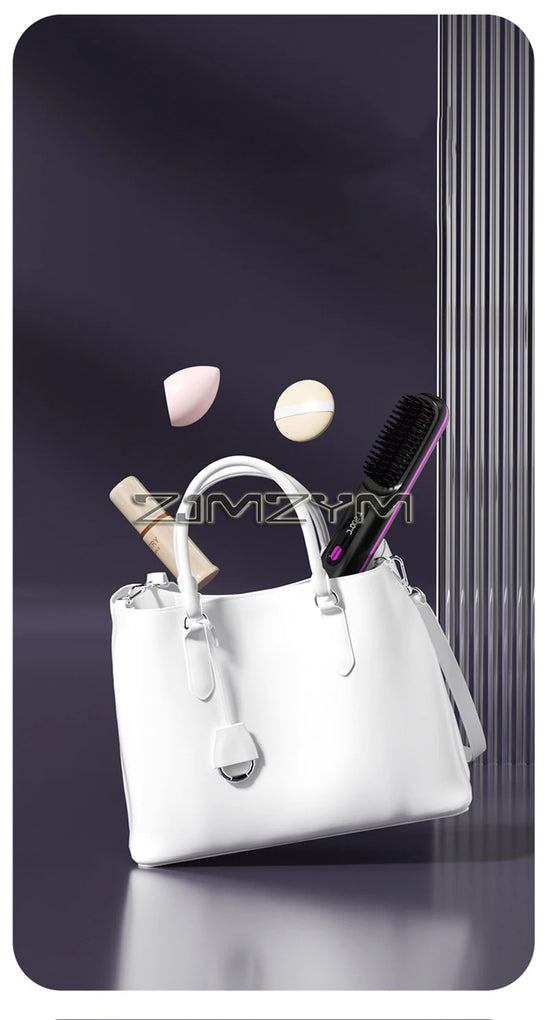 Portable Ionic Hair Straightening Brush