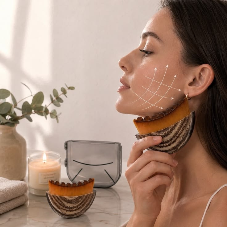 Lymphatic Face Sculpting Massage Brush